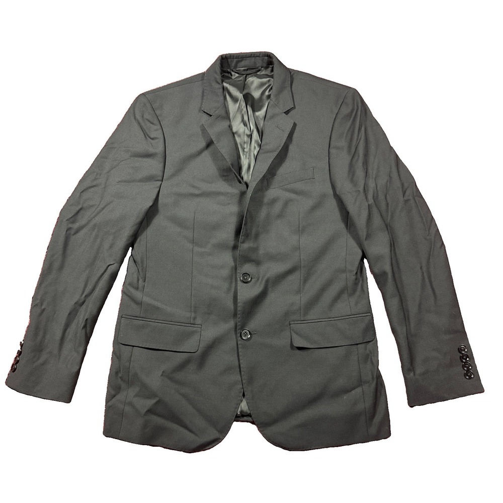 The Black Tux Tuxedo Mens 40R Merino Wool Suit Jacket Blazer